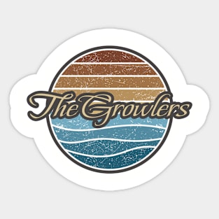 The Growlers Retro Waves Sticker